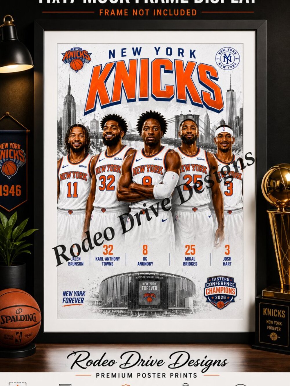 Knicks Eastern Champions 11x17 Poster